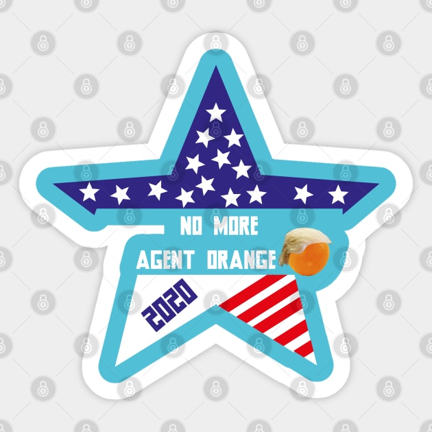 2020 No More Agent Orange Sticker by Royal7Arts